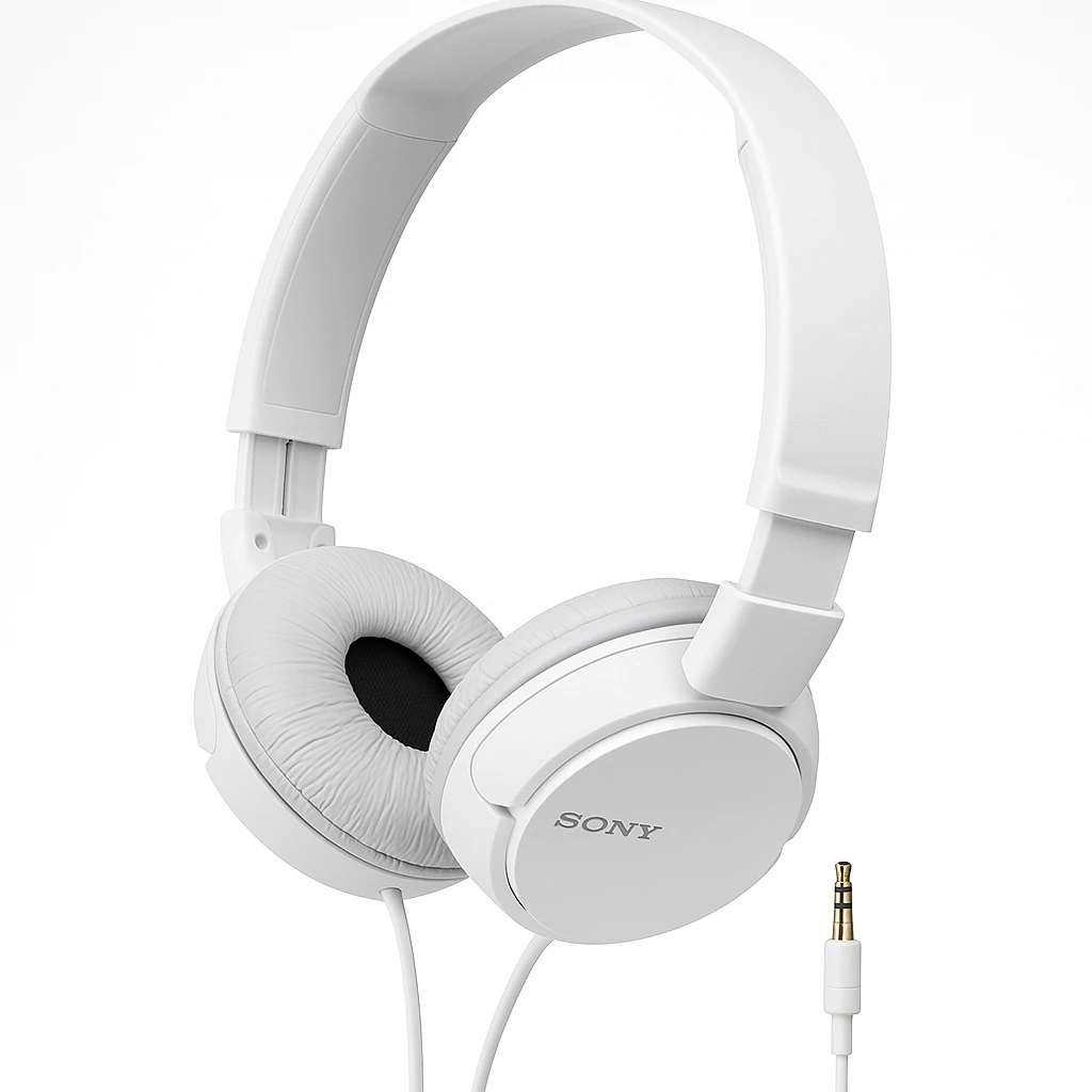 Sony MDR-ZX110 - ZX Series - auriculares con diadema - tamaño completo - cableado - conector de 3,5 mm - blanco