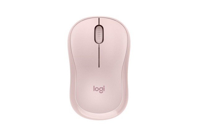 Logitech M220 Silent - Ratón - óptico - 3 botones - inalámbrico - 2.4 GHz - receptor inalámbrico USB - rosa