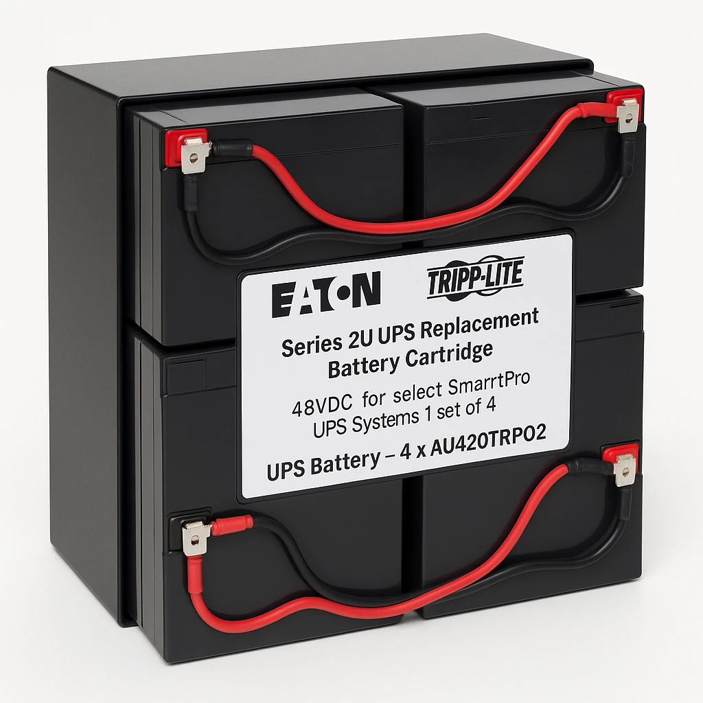 Eaton Tripp Lite Series 2U UPS Replacement Battery Cartridge 48VDC for select SmartPro UPS Systems 1 set of 4 - Batería de UPS - 4 x baterías