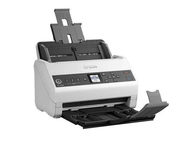 Epson DS-730N - Escáner de documentos - Sensor de imagen de contacto (CIS) - a dos caras - Ledger - 600 ppp x 600 ppp - hasta 40 ppm (mono) / hasta 40 ppm (color) - Alimentador automático de 