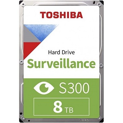 Toshiba S300 Surveillance - Disco duro - 8 TB - interno - 3.5" - SATA 6Gb/s - 7200 rpm - búfer: 256 MB