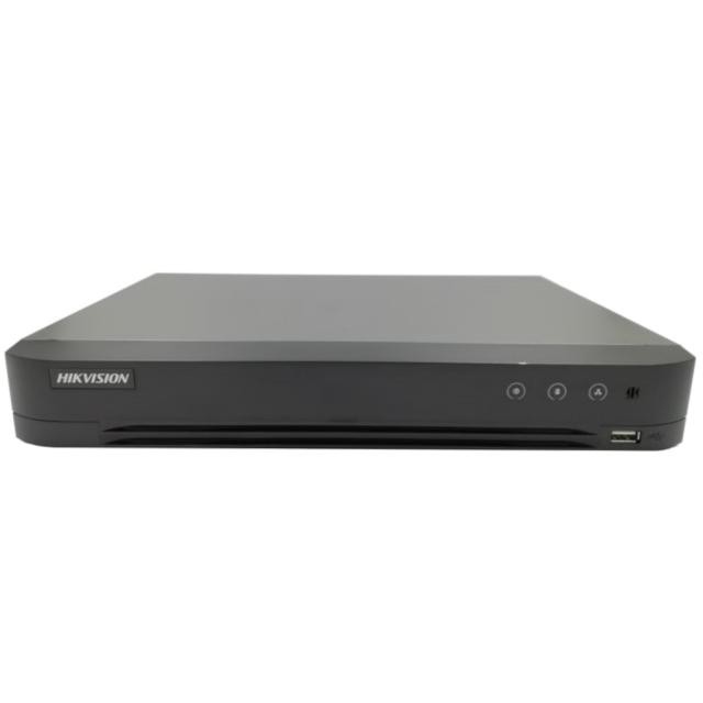Hikvision - Standalone DVR - 16 Video Channels - Networked - 080p 1U H.265 AcuSen