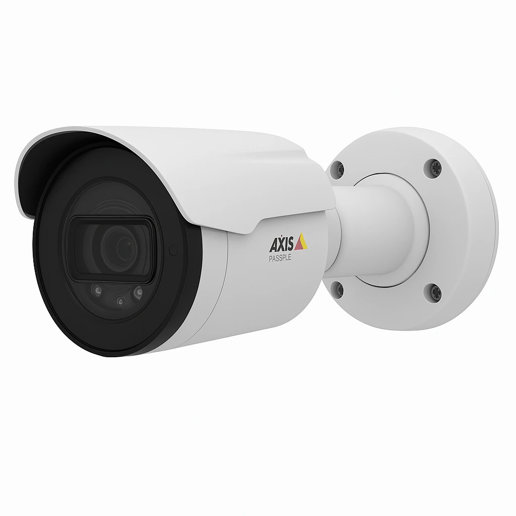 AXIS P1455-LE - Cámara de vigilancia de red - bala - para exteriores - color (Día y noche) - 2 MP - 1920 x 1080 - 1080p - iris automático - vari-focal - audio - GbE - MPEG-4, MJPEG, H.264, AV