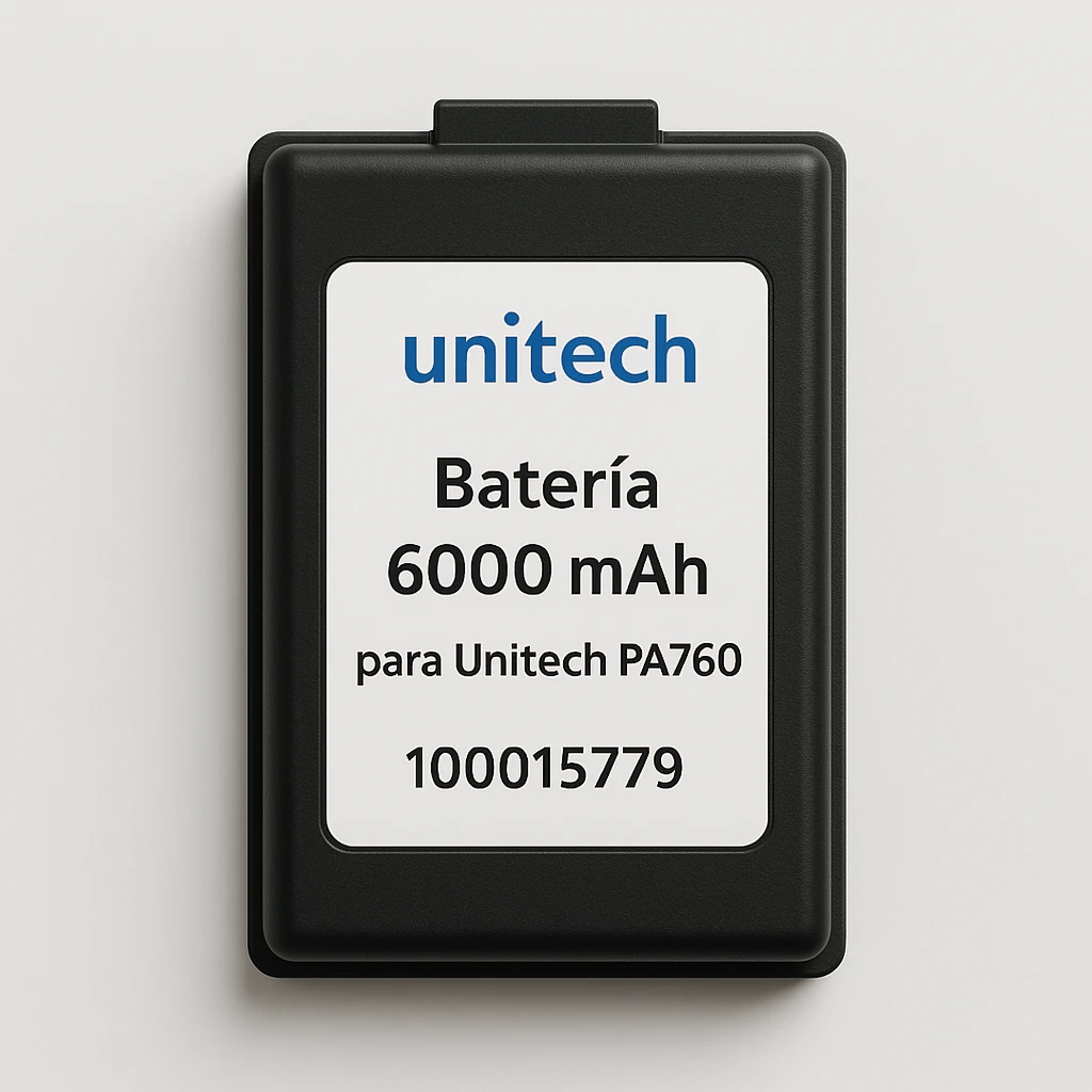 Unitech - Batería - 6000 mAh - para Unitech PA760