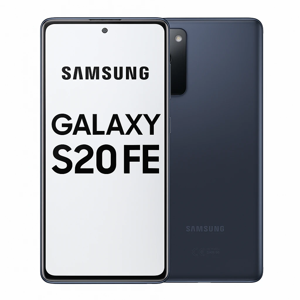 Samsung Galaxy S20 FE - 4G smartphone - SIM doble - RAM 6 GB / Memoria interna 128 GB - microSD slot - pantalla OLED - 6.5" - 2400 x 1080 píxeles (120 Hz) - 3 x cámaras traseras 12 MP, 12 MP,