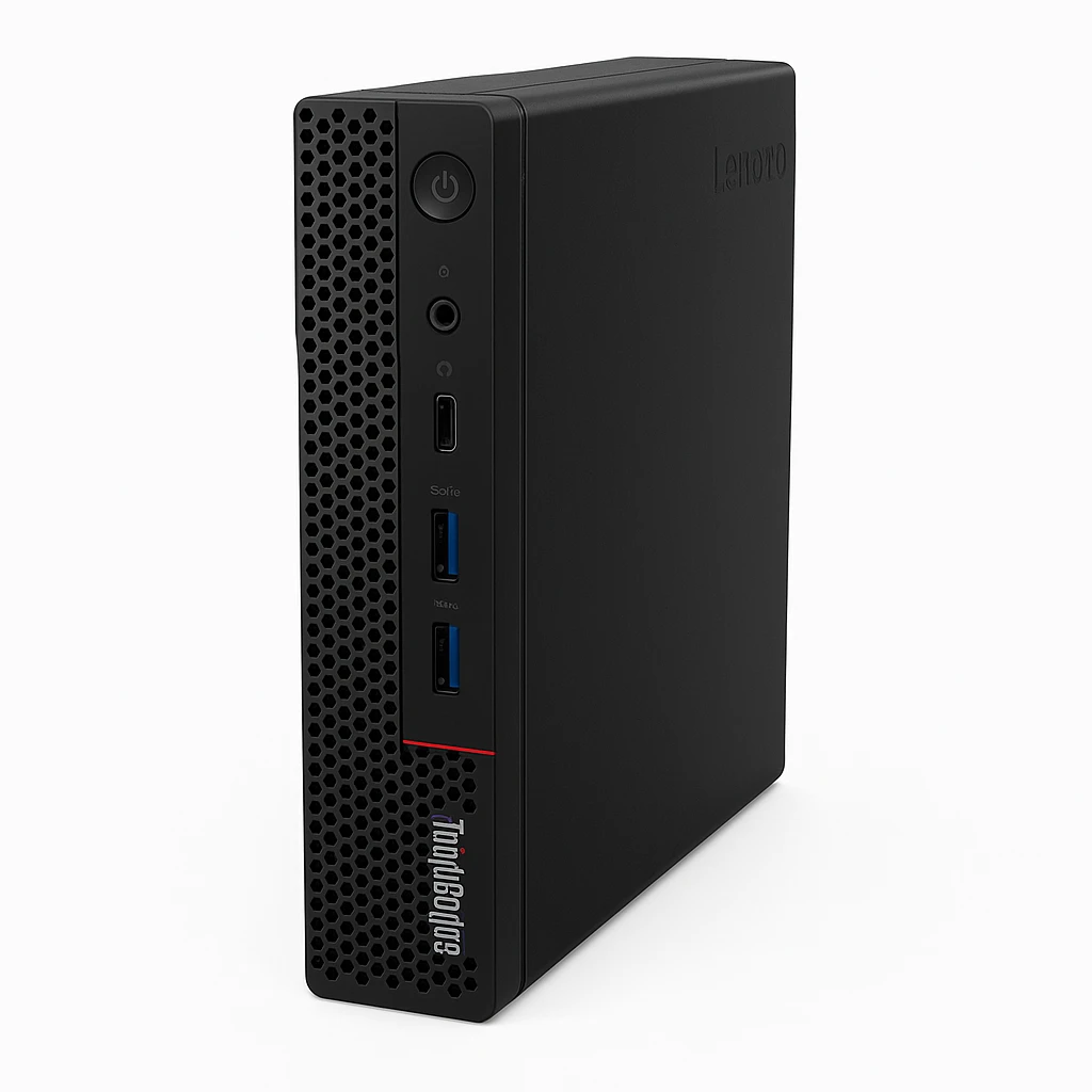 Lenovo ThinkCentre M70q 11DU - Pequeño Core i5 10400T / hasta 3.6 GHz - RAM 16 GB - SSD 512 GB - UHD Graphics 630 - Gigabit Ethernet - Win 10 Pro 64 bits - monitor: ninguno - negro