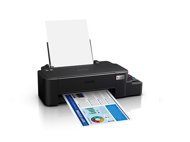 Epson EcoTank L121 - Impresora - color - chorro de tinta - ITS - A4/Legal - 720 x 720 ppp - hasta 9 ppm (mono) / hasta 4.8 ppm (color) - capacidad: 100 hojas - USB 2.0