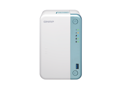 QNAP TS-251D - Servidor NAS - 2 compartimentos - SATA 6Gb/s - RAID RAID 0, 1, JBOD - RAM 2 GB - Gigabit Ethernet - iSCSI soporta