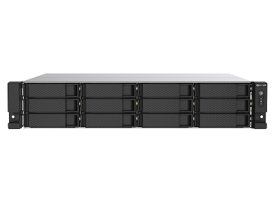 QNAP TS-1253DU-RP - Servidor NAS - 12 compartimentos - montaje en bastidor - SATA 6Gb/s - RAID RAID 0, 1, 5, 6, 10, JBOD, 5 Hot Spare, intercambio en caliente 6, conexión en caliente de recam