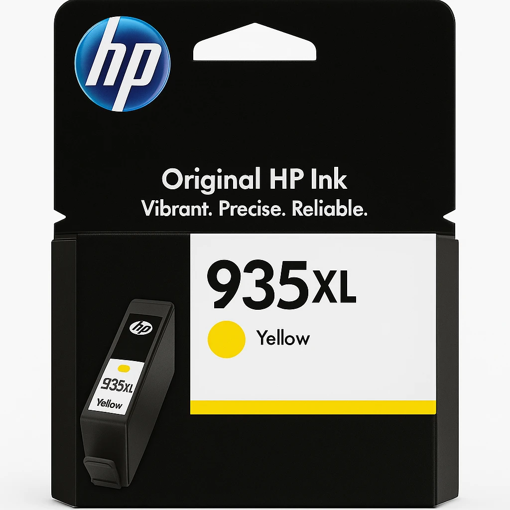 HP 935XL - 9.5 ml - amarillo - original - cartucho de tinta - para Officejet 6812, 6815, 6820; Officejet Pro 6230, 6230 ePrinter, 6830, 6835