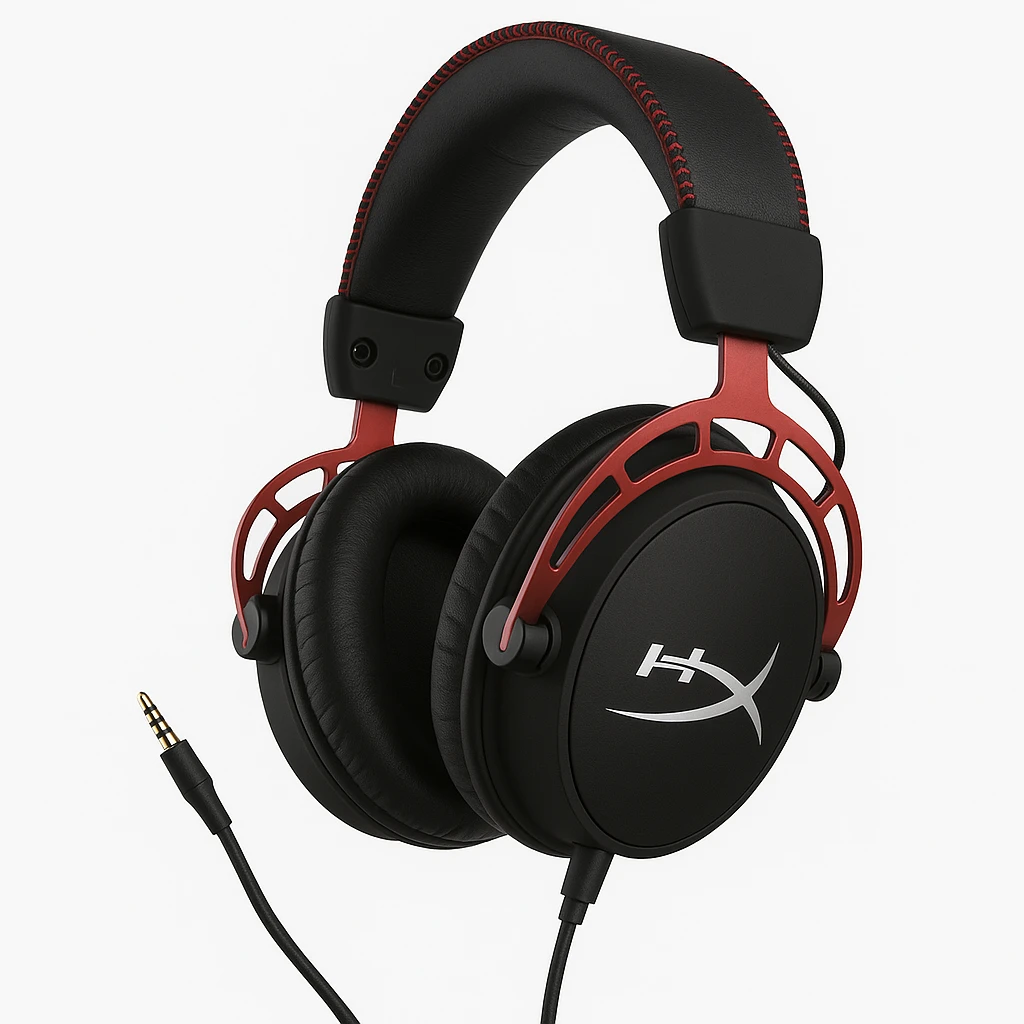 HyperX Cloud Alpha - Auricular - tamaño completo - cableado - conector de 3,5 mm