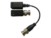 Hikvision - Adaptador balún - BNC (M) a terminal de tornillo - UTP - CAT 5 - 200mts - negro