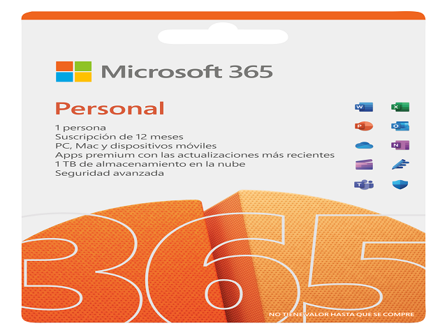 Microsoft 365 Personal - Licencia de suscripción (1 año) - 1 persona - descarga - Mac, Android, iOS, Win