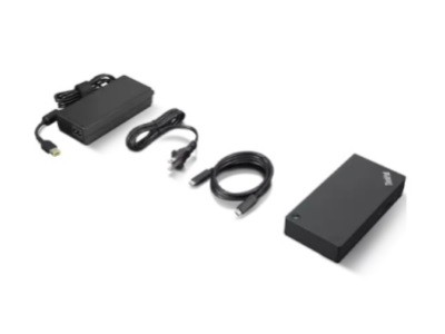 Lenovo ThinkPad Universal USB-C Dock - Estación de conexión - USB-C - HDMI, 2 x DP - 1GbE - 90 vatios - CRU - Estados Unidos