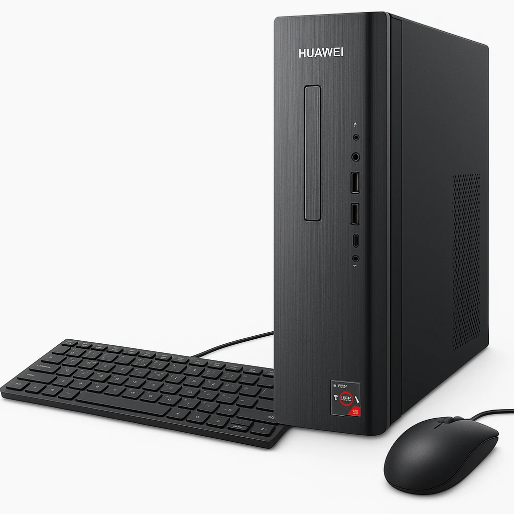 Huawei - Desktop - AMD Ryzen 5 4600G - 8 GB DDR4 SDRAM - 256 GB Hard Drive Capacity - AMD Radeon 520