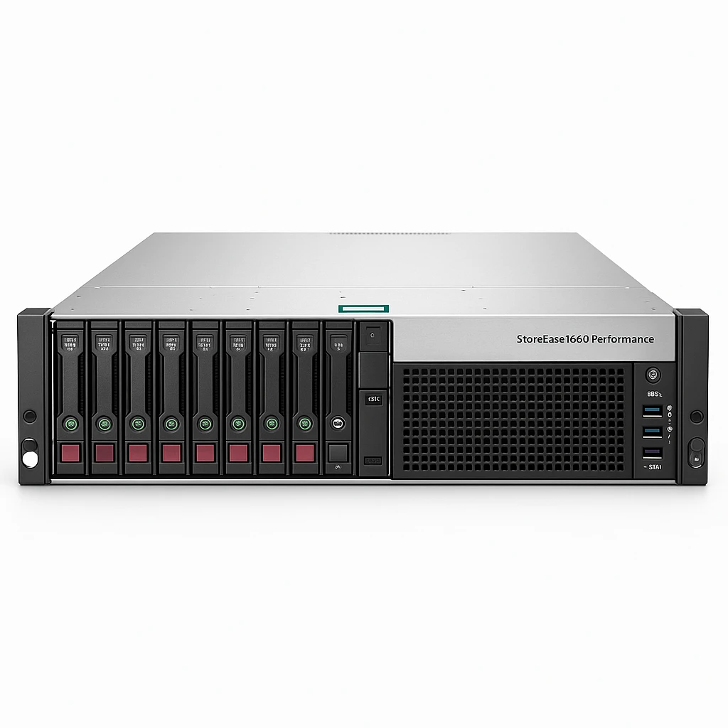 HPE StoreEasy 1660 Performance - Servidor NAS - 12 compartimentos - montaje en bastidor - SATA 6Gb/s / SAS 12Gb/s + SSD 2 - RAID 0, 1, 5, 6, 10, 50, 60, 1 ADM, 10 ADM - RAM 32 GB - Gigabit Et