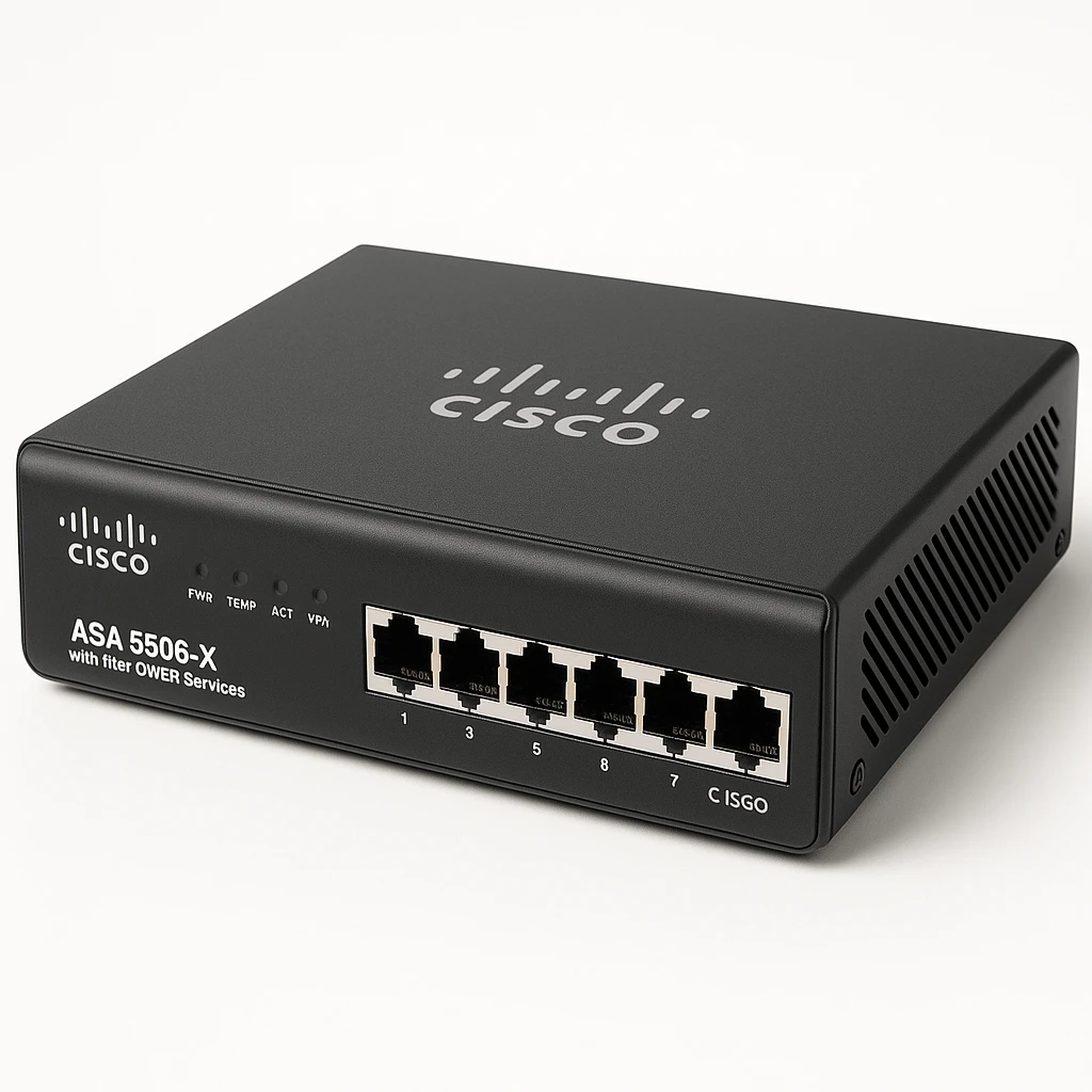 Cisco ASA 5506-X with FirePOWER Services - Aparato de seguridad - 8 puertos - 1GbE - escritorio
