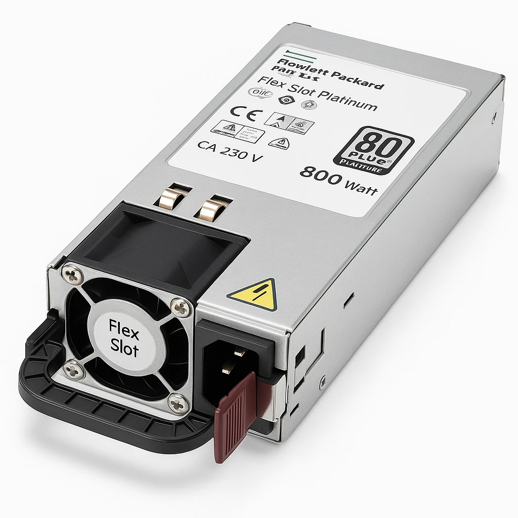 HPE Flex Slot Platinum - Fuente de alimentación - conectable en caliente (módulo de inserción) - Flex Slot - 80 PLUS Platinum - CA 230 V - 800 vatios