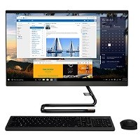 Lenovo ThinkCentre - All-in-one - AMD Ryzen 5 4500U / 2.05 GHz - 8 GB DDR4 SDRAM - 512 GB HDD - 23.8" - Windows 10 Pro 64-bit Edition - All black - Spanish