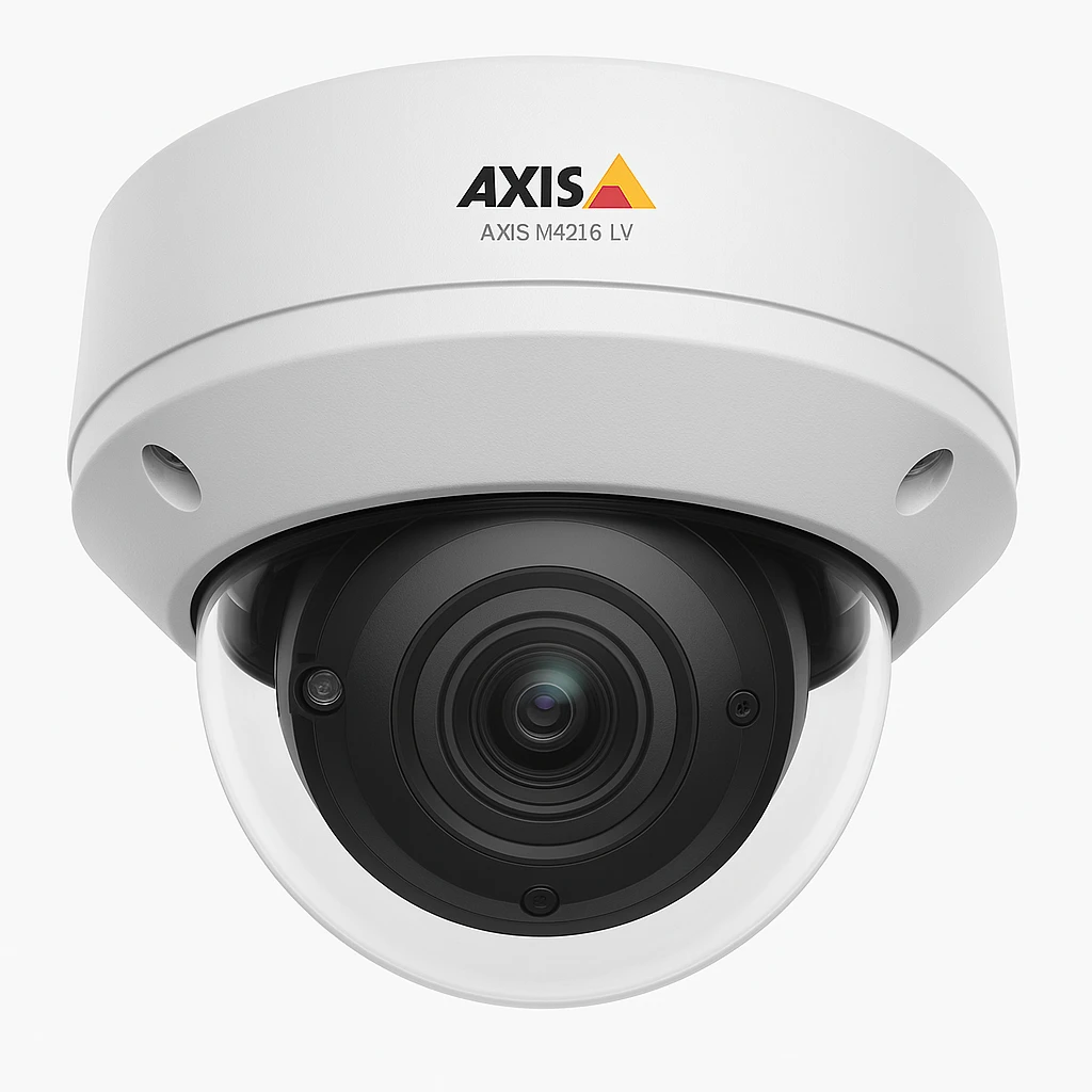 AXIS M4216-LV - Cámara de vigilancia de red - cúpula - en interior - resistente al vandalismo/a los golpes/al polvo/al agua - color (Día y noche) - 4 MP - 2304 x 1728 - 720p, 1080p - iris fij