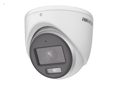 Hikvision Turbo HD Camera with ColorVu DS-2CE70KF0T-MFS - Cámara de videovigilancia - torreta - a prueba de polvo / impermeable - color (Día y noche) - 2960 x 1665 - 3K - montaje M12 - focal 