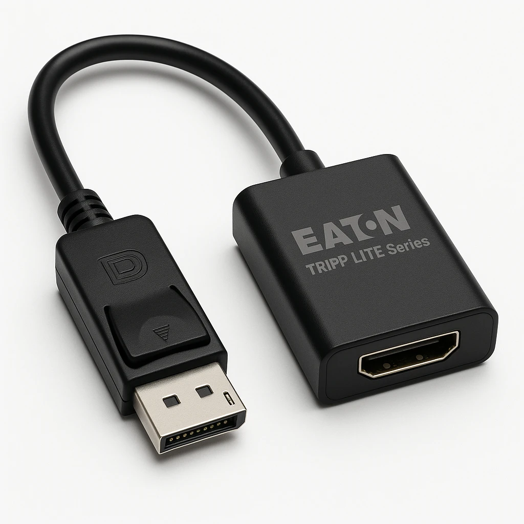 Eaton Tripp Lite Series DisplayPort to HDMI Adapter Converter DP to HDMI M/F - Adaptador de vídeo - DisplayPort macho a HDMI hembra - negro