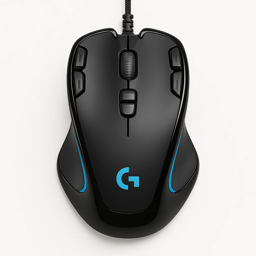Logitech Gaming Mouse G300s - Ratón - diestro y zurdo - óptico - 9 botones - cableado - USB