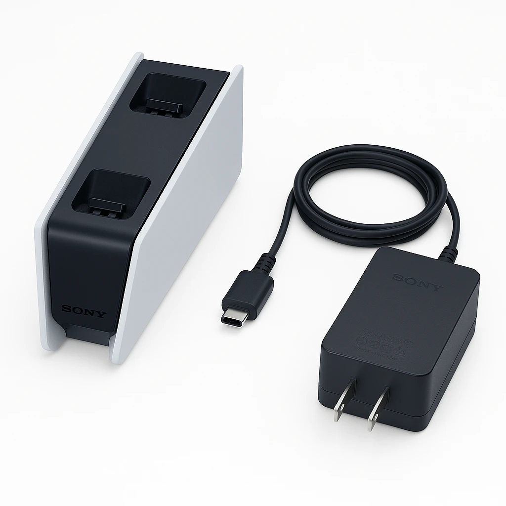 Sony DualSense Charging Station - Estación de carga + adaptador de corriente CA - 2 conectores de salida - para DualSense