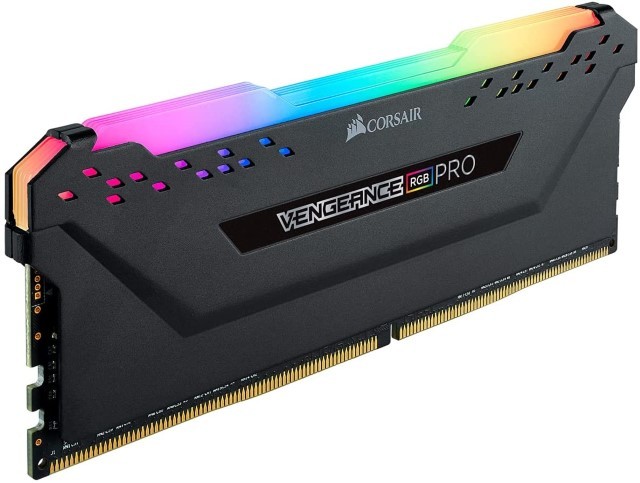 CORSAIR Vengeance RGB PRO - DDR4 - módulo - 16 GB - DIMM de 288 contactos - 3600 MHz / PC4-28800 - CL18 - 1.35 V - sin búfer - no ECC - negro