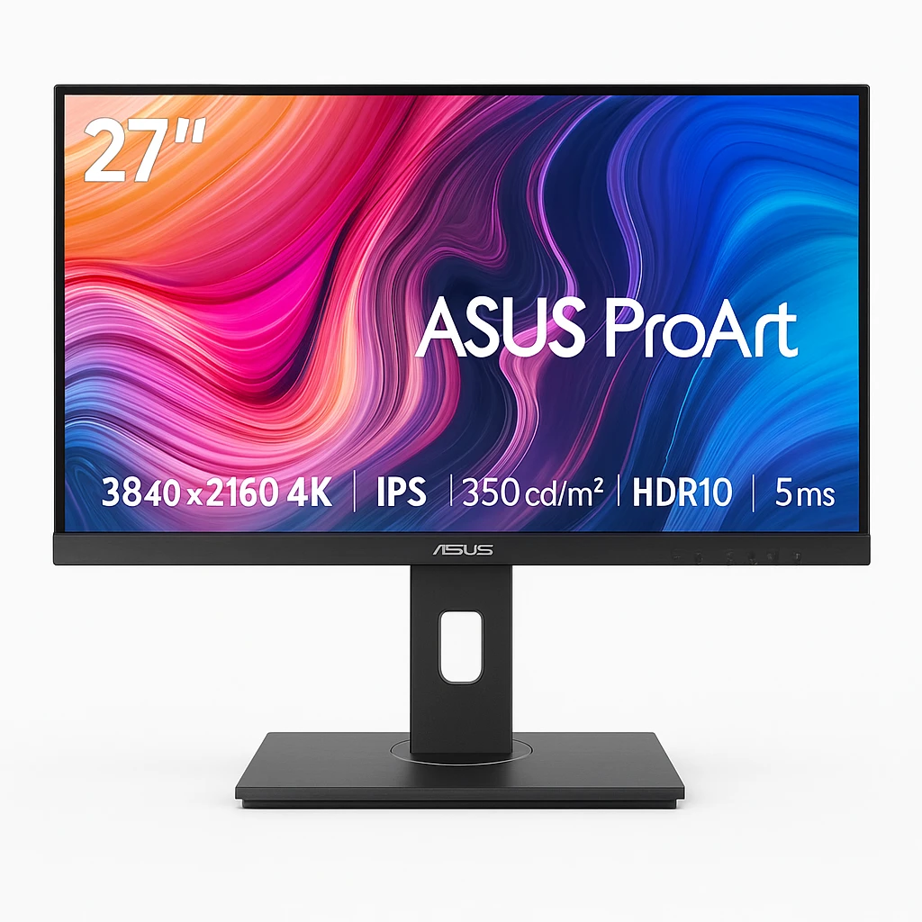 ASUS ProArt PA279CV - Monitor LED - 27" - 3840 x 2160 4K @ 60 Hz - IPS - 350 cd/m² - 1000:1 - HDR10 - 5 ms - 2xHDMI, DisplayPort, USB-C - altavoces