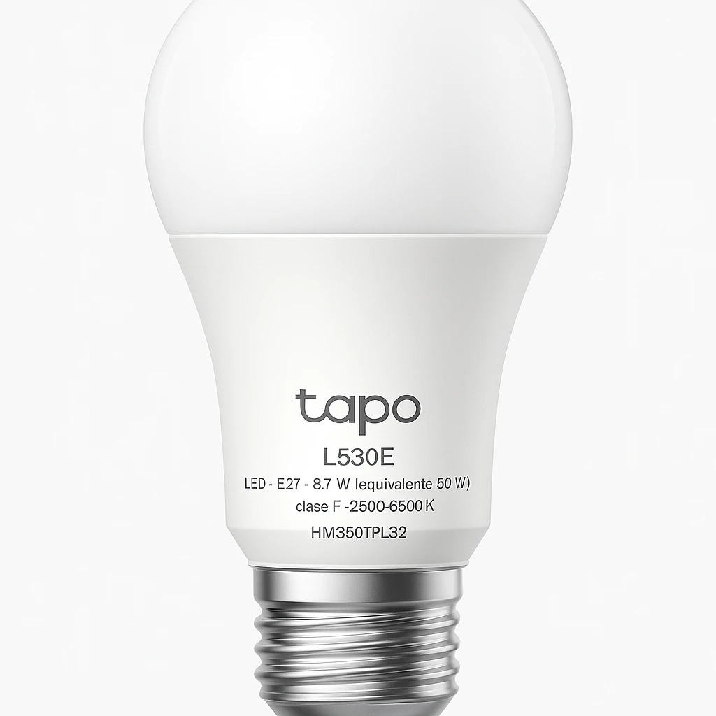 Tapo L530E - Bombilla LED - E27 - 8.7 W (equivalente 60 W) - clase F - 2500-6500 K
