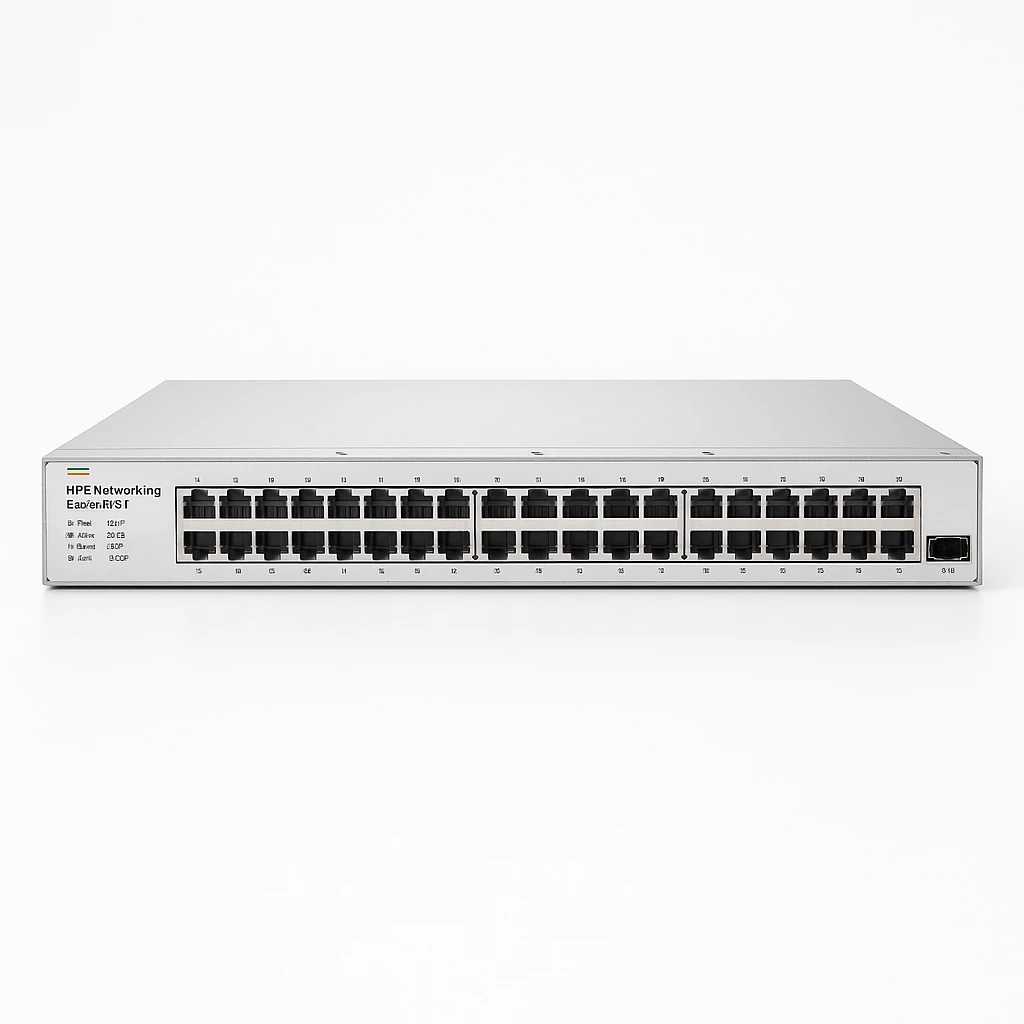 HPE Networking Instant On 1830 48G 24p Class4 PoE 4SFP 370W Switch - Conmutador - inteligente - 24 x 10/100/1000 + 24 x 10/100/1000 (PoE+) + 4 x Gigabit SFP - sobremesa, montaje en rack - PoE