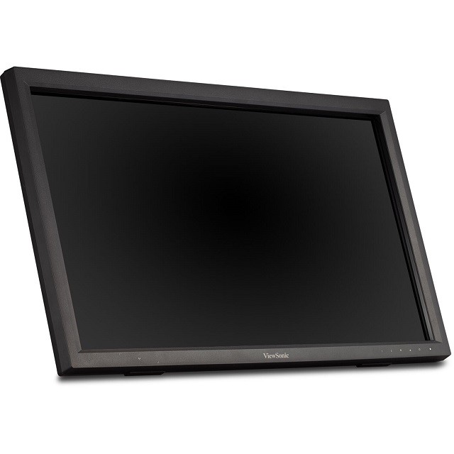 ViewSonic TD2423d - Monitor LED - 24" - pantalla táctil - 1920 x 1080 Full HD (1080p) @ 75 Hz - MVA - 250 cd/m² - 3000:1 - 7 ms - HDMI, VGA, DisplayPort - altavoces