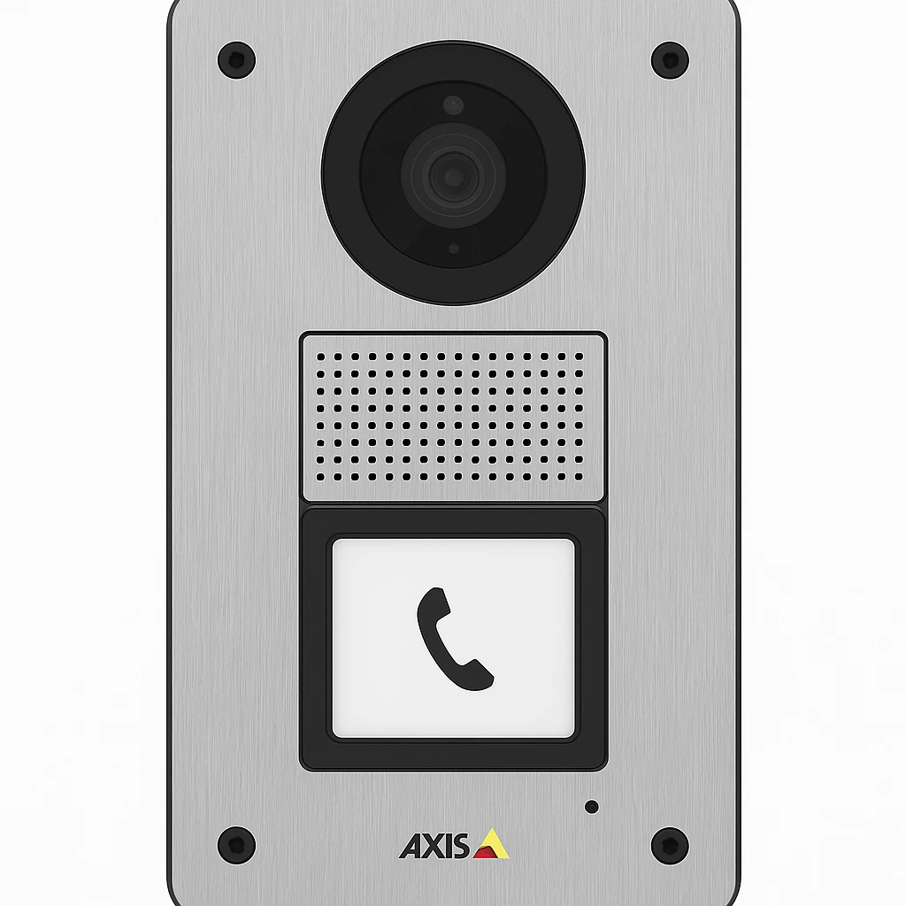 AXIS A8207-VE MkII Network Video Door Station - Cámara de vigilancia de red - color (Día y noche) - 6 MP - 3072 x 2048 - iris fijo - focal fijado - audio - LAN 10/100 - MPEG-4, MJPEG, H.264, 