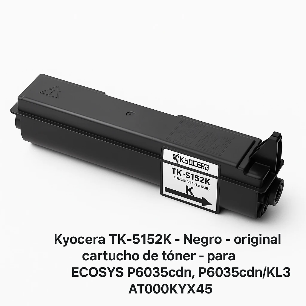 Kyocera TK 5152K - Negro - original - cartucho de tóner - para ECOSYS P6035cdn, P6035cdn/KL3