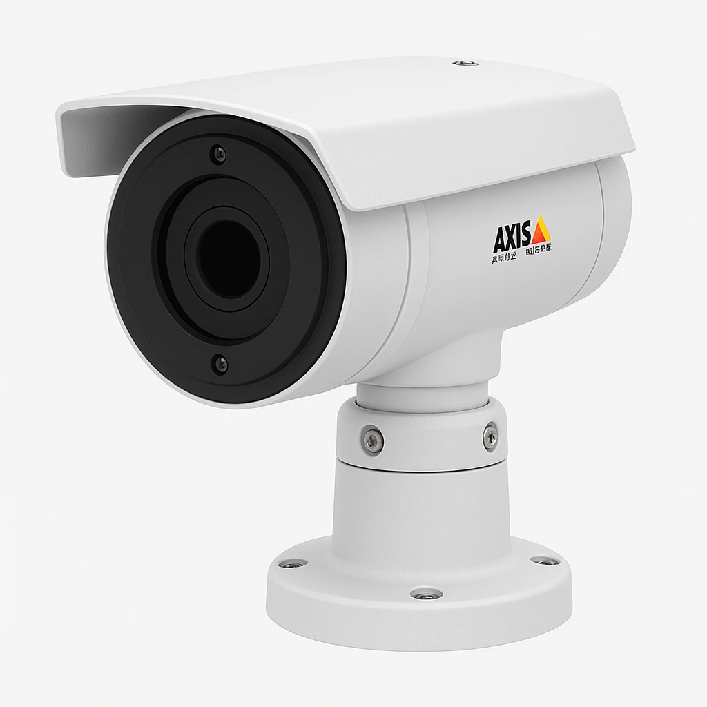 AXIS Q1951-E - Cámara de red térmica - para exteriores - a prueba de vándalos / impermeable - color (Día y noche) - 384 x 288 - focal fijado - audio - GbE - MJPEG, H.264, H.265 - CC 12 - 28 V