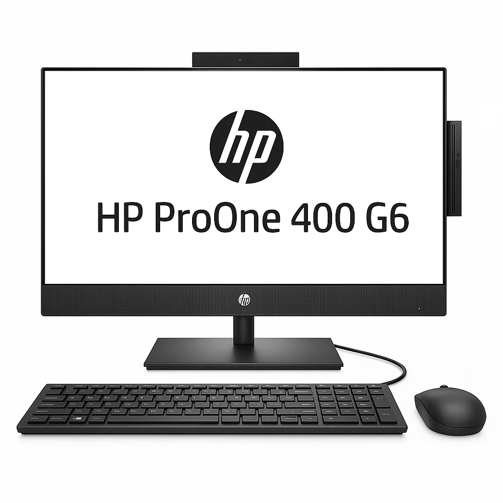 HP ProOne 400 G6 - Todo en uno Core i7 10700 / hasta 4.8 GHz - RAM 8 GB - SSD 512 GB - NVMe - grabadora de DVD - UHD Graphics 630 - Gigabit Ethernet - Win 10 Pro - monitor: LED 23.8" 1920 x 1