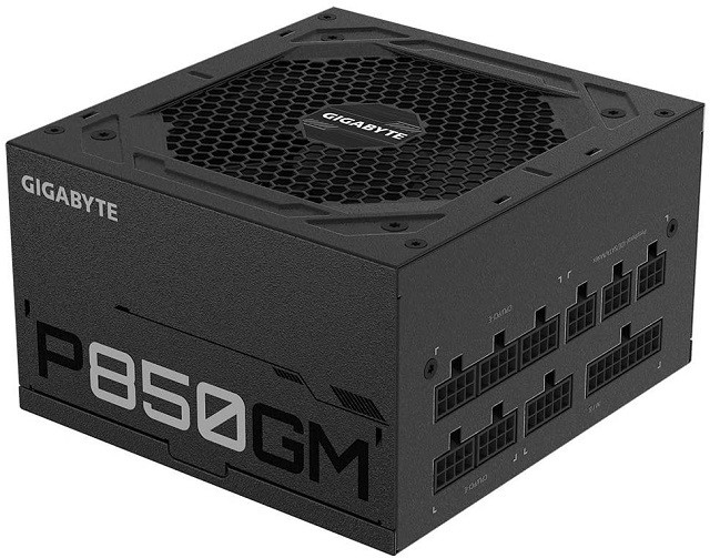 Gigabyte P850GM - Fuente de alimentación (interna) - ATX12V 2.31 - 80 PLUS Gold - CA 100-240 V - 850 vatios - PFC activa