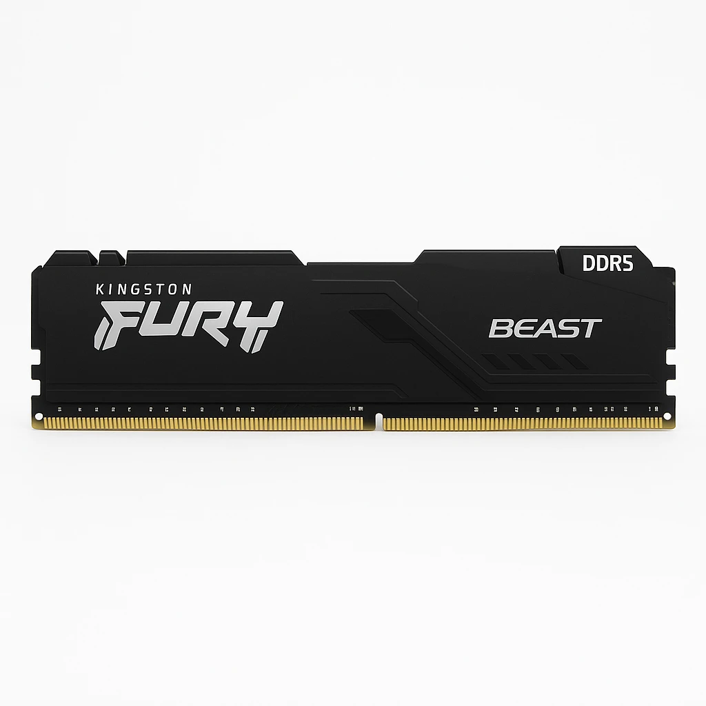 Kingston FURY Beast - DDR5 - módulo - 8 GB - DIMM de 288 contactos - 5600 MHz / PC5-44800 - CL40 - 1.25 V - sin búfer - on-die ECC