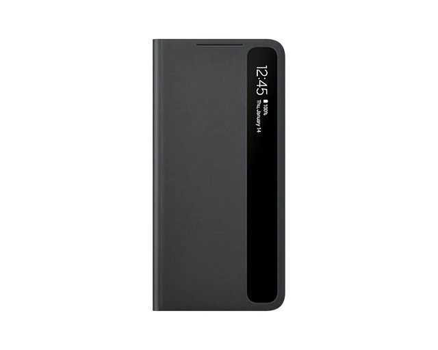 Samsung Smart Clear View Cover EF-ZG996 - Funda con tapa para teléfono móvil - negro - para Galaxy S21+ 5G