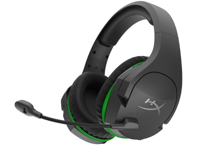 HyperX Cloud Stinger - Gaming - auricular - tamaño completo - cableado - conector de 3,5 mm - negro, verde - para Victus by HP Laptop 15, 16; Laptop 14, 15, 17; Pavilion x360 Laptop; Pro 290 