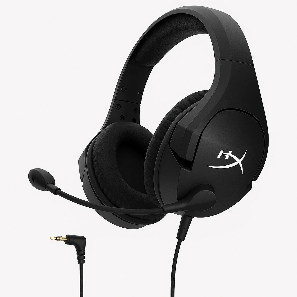 HyperX Cloud Stinger Core - Gaming - Auricular - tamaño completo - cableado - conector de 3,5 mm - negro - para HP 250 G9, Z2 G9; Laptop 15, 15s, 17; Pavilion Laptop 15