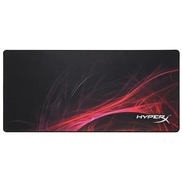 HyperX FURY S Gaming - Speed Edition - Alfombrilla de ratón - extragrande - negro - para Victus 15L by HP; Victus by HP Laptop 15, 16; Pavilion 24, 27; Pavilion x360 Laptop