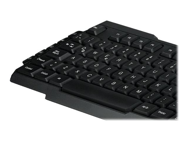 Xtech XTK-309S - Juego de teclado y ratón - inalámbrico - 2.4 GHz - QWERTY - español