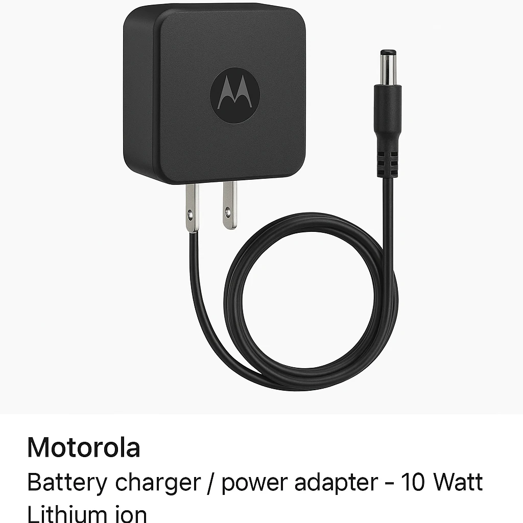 Motorola - Battery charger / power adapter - 10 Watt - Lithium ion - Para Universal