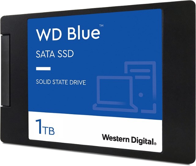 WD Blue SA510 WDS100T3B0A - SSD - 1 TB - interno - 2.5" - SATA 6Gb/s - azul