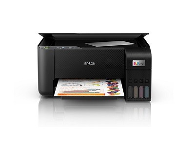 Epson EcoTank L3210 - Impresora multifunción - color - chorro de tinta - rellenable - 216 x 297 mm (original) - 215.9 x 1200 mm (material) - hasta 7 ppm (copiando) - hasta 10 ppm (impresión) 