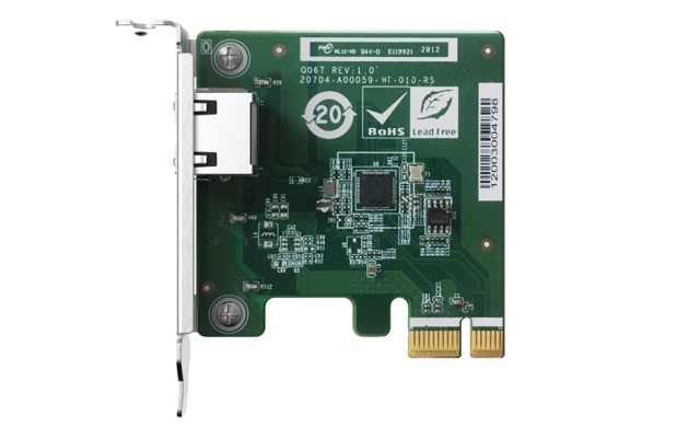 QNAP QXG-2G1T-I225 - Adaptador de red - PCIe 2.0 - 2.5GBase-T x 1 - para QNAP QGD-1600, TDS-16489U R2, TS-1232, 473, 832, 853, 877, 977, TVS-2472, 673, 872, 873