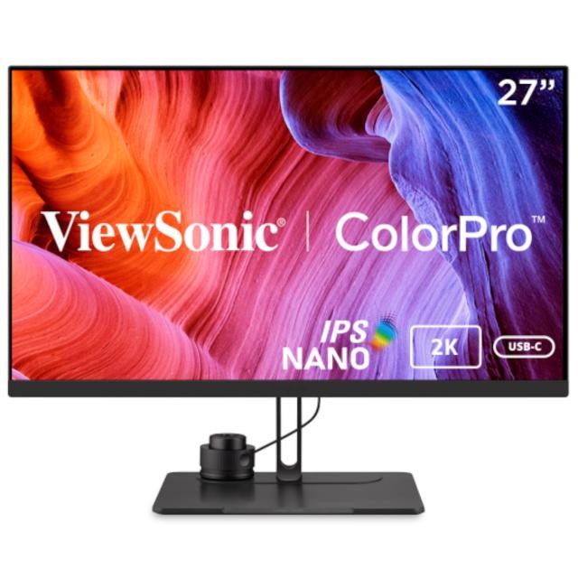 ViewSonic VP2776 - LED-backlit LCD monitor - 27" - 2560 x 1440 - IPS - DisplayPort / HDMI / USB / USB-C - Black