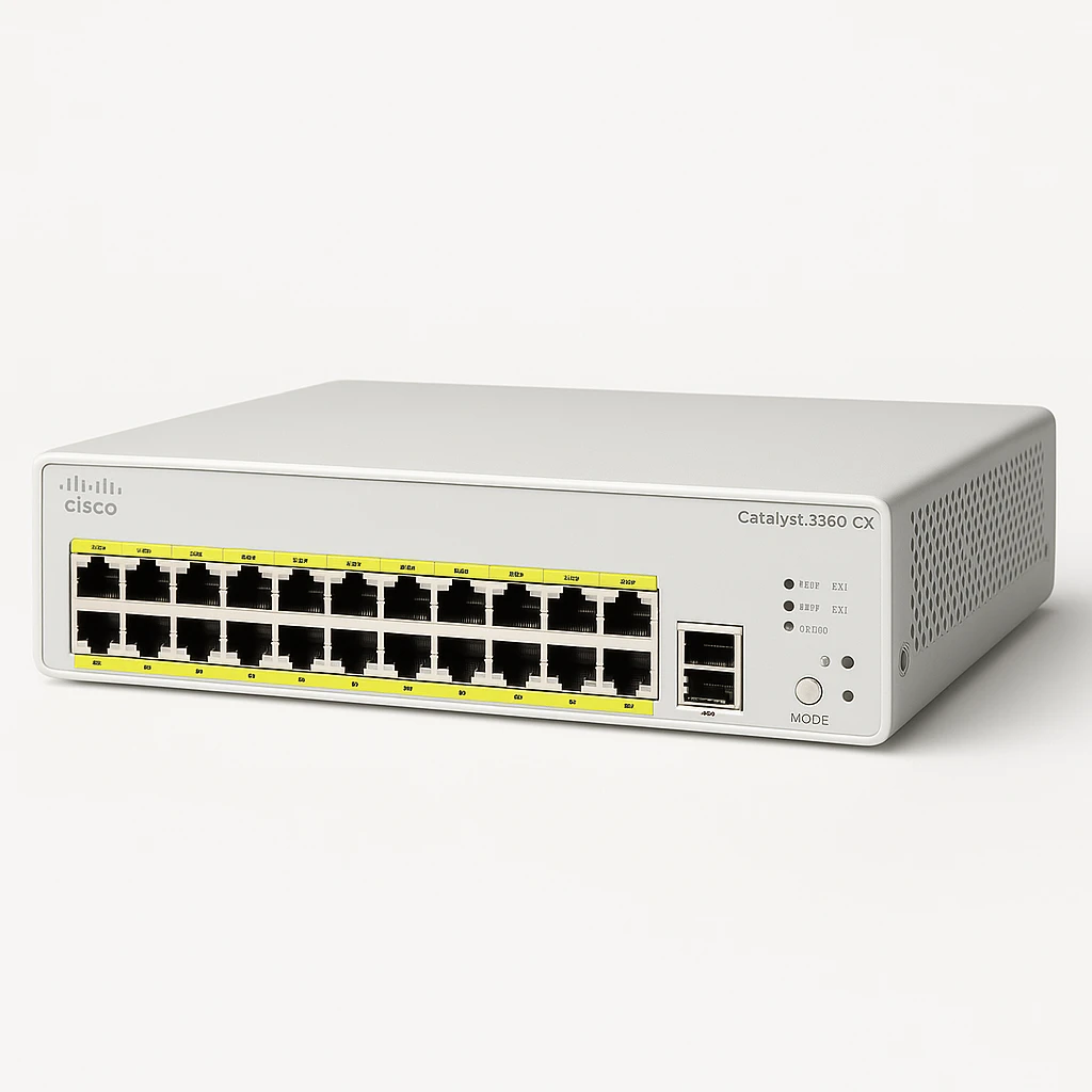 Cisco Catalyst 3560CX-12PC-S - Conmutador - Gestionado - 12 x 10/100/1000 (PoE+) + 2 x Gigabit SFP combinado - sobremesa, montaje en rack, montaje en riel DIN, montaje en pared - PoE+ (240 W)